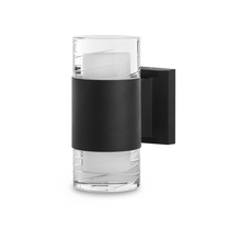 Arbotante doble negro LED 10W Jach AACD10N