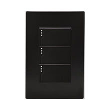 Placa 3 apagadores sencillos Pro Supplier SPM-12010101B/N
