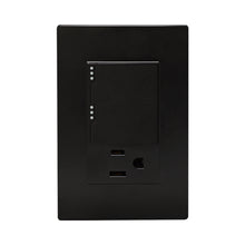 Placa 2 apagadores sencillos y un contacto Pro Supplier SPM-12010103B/N