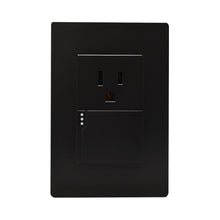 Placa 1 apagador sec y contacto Pro Supplier SPM-121615B/N