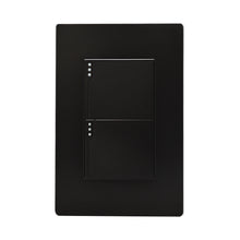 Placa doble apagador sencillo Pro Supplier SPM-121616B/N