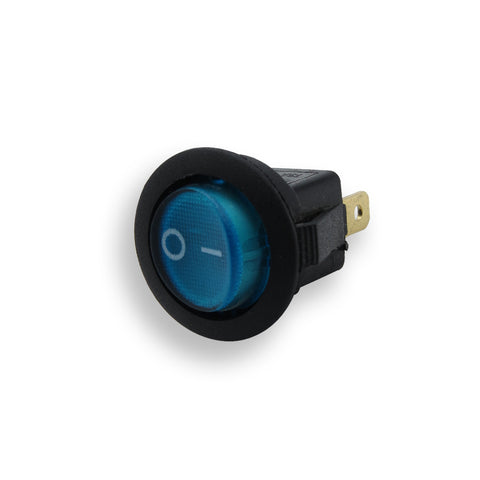 Switch balancín C/Piloto Azul 3amp 2 patas RADOX (835-099)