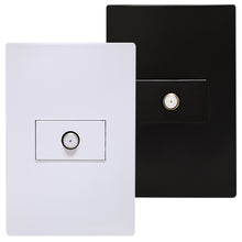 Placa Toma coaxial de TV Pro Supplier SPM-1006B/N