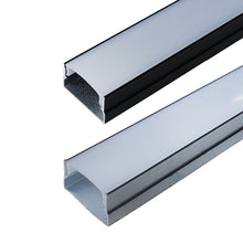Perfil Aluminio (Difusor Tiras Led) Sobreponer 20mm 3m JACH JPA-2010